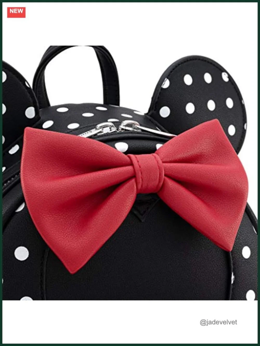 Loungefly Disney Minnie Mouse Double Strap Shoulder Bag Purse Faux Leather